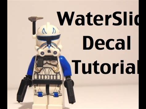 lego waterslide decals clone commando omega|lego waterslide logo.